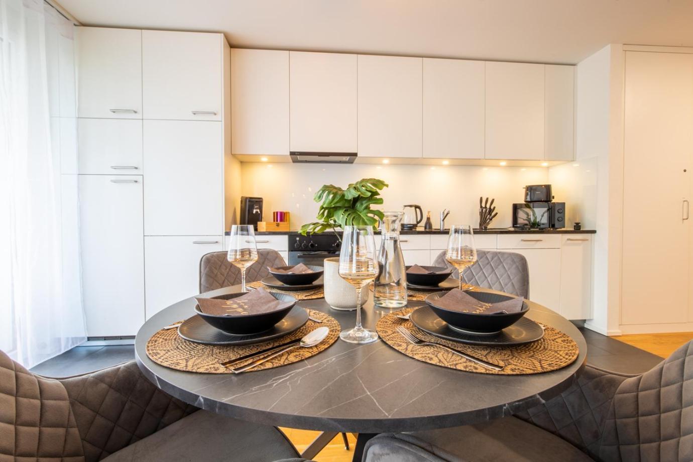 Special Einstein Iiv Apartment, Messe Kleinbasel 10-Star المظهر الخارجي الصورة