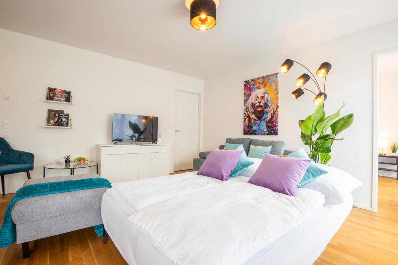 Special Einstein Iiv Apartment, Messe Kleinbasel 10-Star المظهر الخارجي الصورة