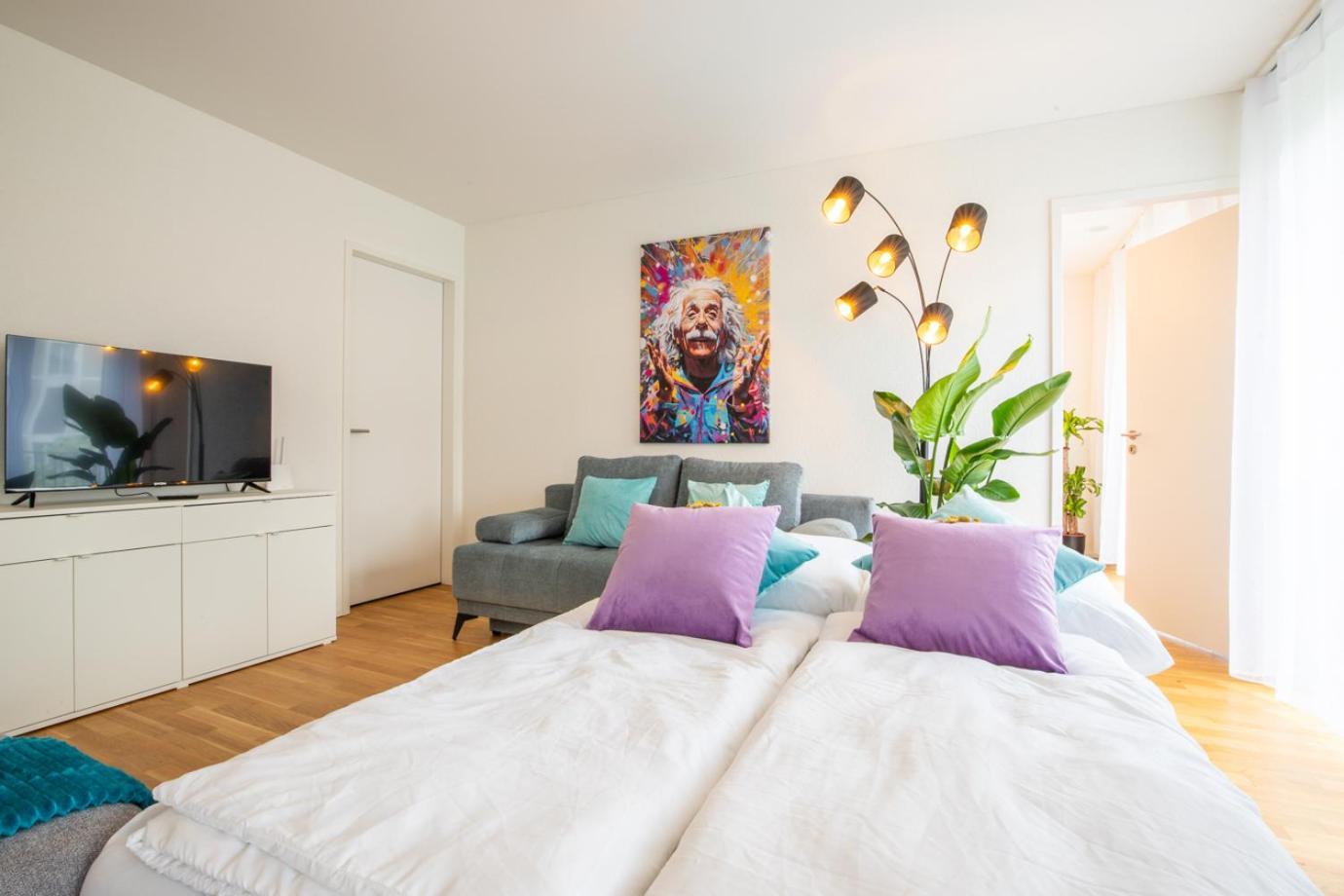 Special Einstein Iiv Apartment, Messe Kleinbasel 10-Star المظهر الخارجي الصورة